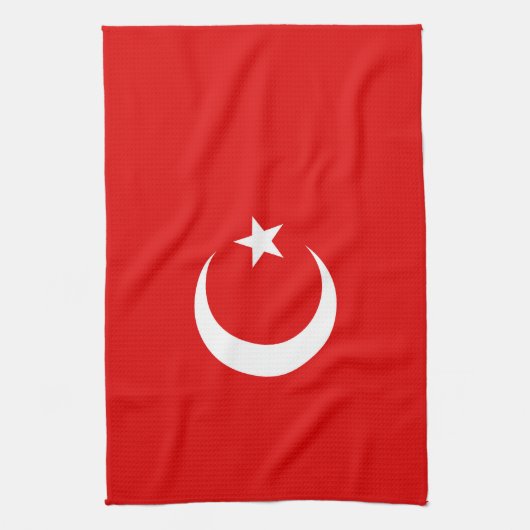 トルコ国旗 キッチンタオル (縦)