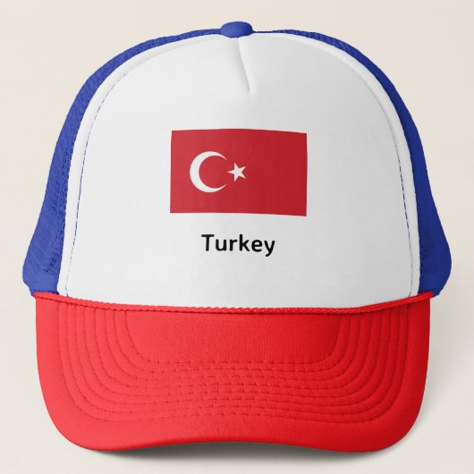 トルコ国旗 キャップ (正面)
