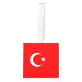トルコ国旗 キューブオーナメント (正面)