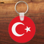 トルコ国旗 キーホルダー (裏面)