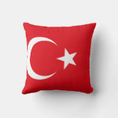 トルコ国旗 クッション (裏面)