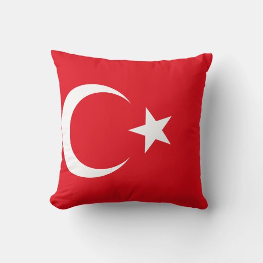 トルコ国旗 クッション (正面)