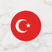 トルコ国旗 コンフェッティ (スモール正面)