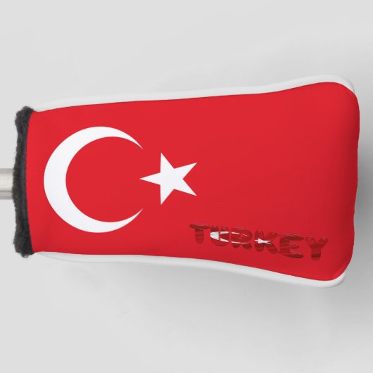 トルコ国旗 ゴルフヘッドカバー (正面)