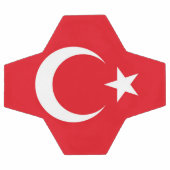 トルコ国旗 サッカーボール (フラット)