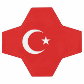 トルコ国旗 サッカーボール (フラット)