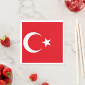 トルコ国旗 スタンダードカクテルナプキン (インサイチュ)