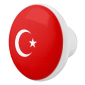 トルコ国旗 セラミックノブ (右)