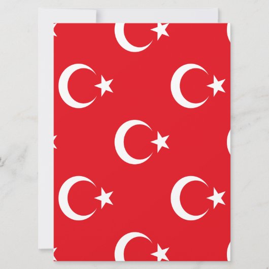 トルコ国旗 セーブザデート (正面)