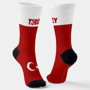 トルコ国旗 ソックス