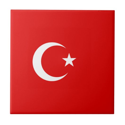 トルコ国旗 タイル (正面)