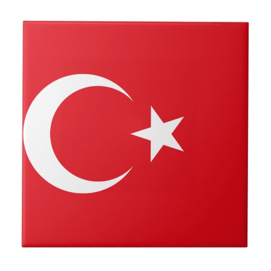 トルコ国旗 タイル (正面)