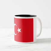 トルコ国旗 ツートーンマグカップ (正面右)