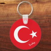 トルコ国旗&トルコの休日，愛国者/スポーツ キーホルダー (裏面)
