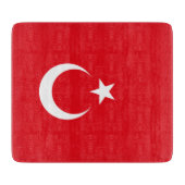 トルコ国旗(トルコ) カッティングボード (正面)
