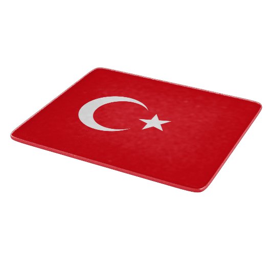 トルコ国旗(トルコ) カッティングボード (角)
