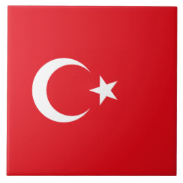 トルコ国旗（トルコ） タイル
