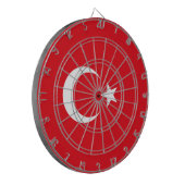 トルコ国旗(トルコ) ダーツボード (正面左)