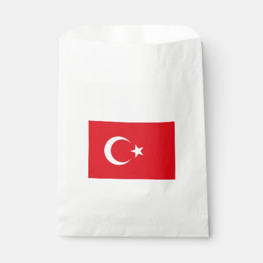 トルコ国旗(トルコ) フェイバーバッグ (正面)