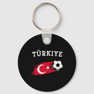 トルコ国旗 トルコ フラッグ トルコサッカー トルコフット キーホルダー