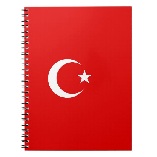 トルコ国旗 ノートブック (正面)