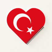 トルコ国旗 ノートブック (裏面)