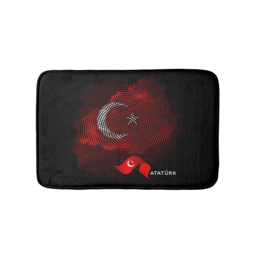 トルコ国旗 バスマット (正面)