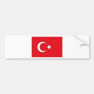 トルコ国旗 バンパーステッカー