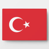 トルコ国旗 フォトプラーク (正面)