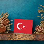 トルコ国旗 フォトプラーク (側面)