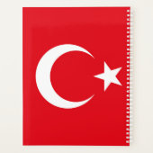 トルコ国旗 プランナー手帳 (裏面)