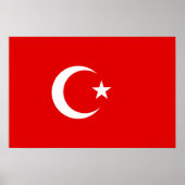 トルコ国旗 ポスター (正面)