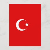トルコ国旗 ポストカード (正面)
