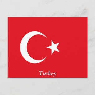 トルコ国旗 ポストカード