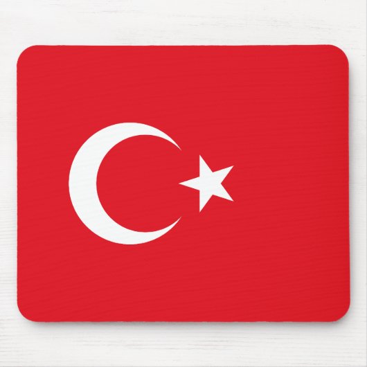 トルコ国旗 マウスパッド (正面)