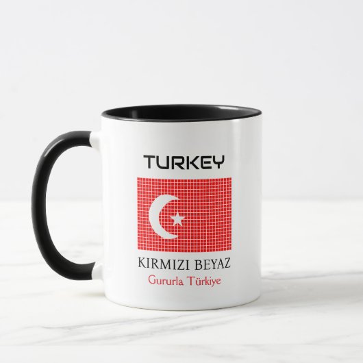 トルコ国旗 マグカップ (左)