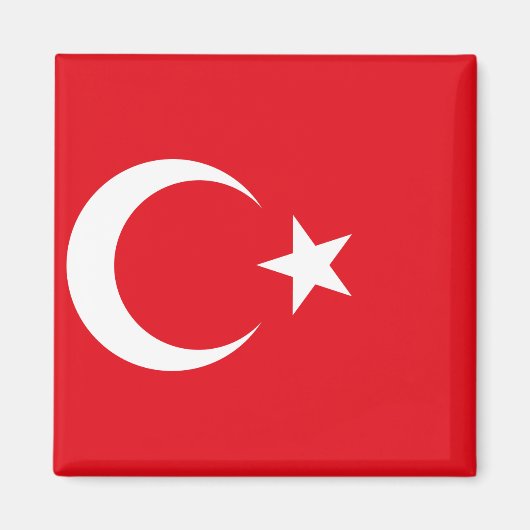 トルコ国旗 マグネット (正面)