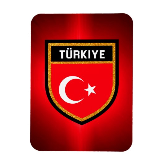 トルコ国旗 マグネット (縦)