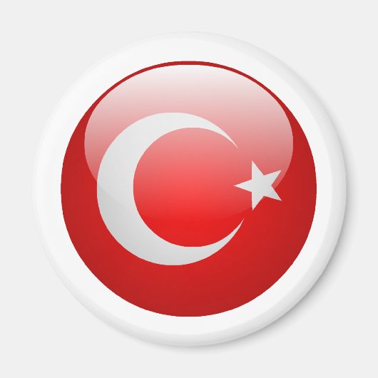 トルコ国旗 マグネット (正面)