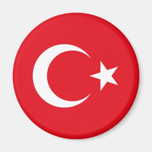 トルコ国旗 マグネット (正面)