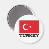 トルコ国旗 マグネット (正面/裏面)
