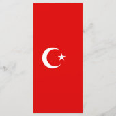 トルコ国旗 メニュー (裏面)