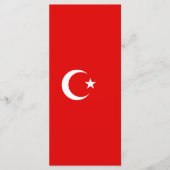 トルコ国旗 メニュー (正面)