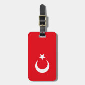 トルコ国旗 ラゲッジタグ (正面縦)
