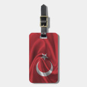 トルコ国旗 ラゲッジタグ (正面縦)