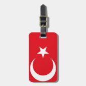 トルコ国旗 ラゲッジタグ (正面縦)