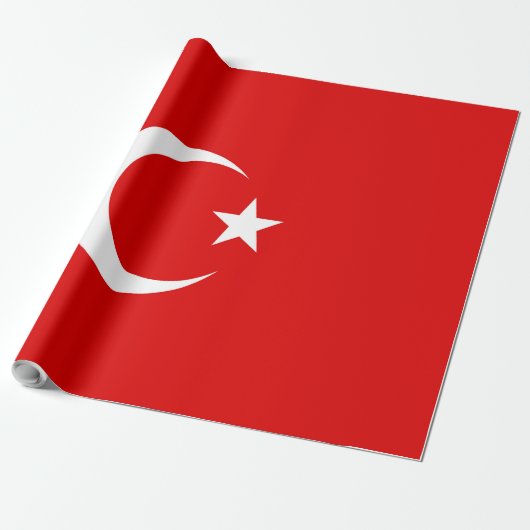 トルコ国旗 ラッピングペーパー (アンロールド)