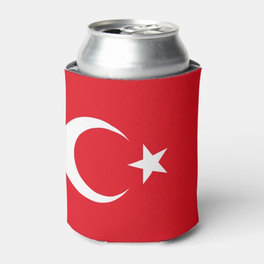 トルコ国旗 缶クーラー (缶正面)