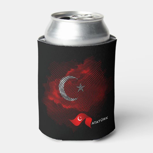 トルコ国旗 缶クーラー (缶正面)