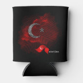 トルコ国旗 缶クーラー (正面)